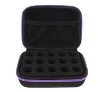 Vaguelly Étui de Rangement Isotherme en Eva et Nylon pour Flacons D'insuline 15 Compartiments 10ml Protecteur Portable pour Voyage et Maison