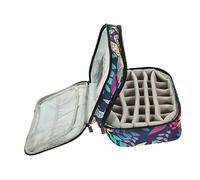 Vaguelly Étui De Transport pour Vernis à Ongles Pochette à Double Couche pour Huiles Essentielles Support De Rangement pour Flacons