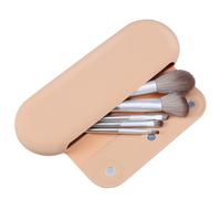 Vaguelly Étui en Silicone pour Pinceaux De Maquillage Magnétique Petit Format Trousse Portable pour Voyage Ventilation pour Femmes Cosmétiques