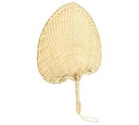 Vaguelly Éventail D'été Ventilateur Main Pliante Tissé Refroidissement Fans De Main Décoration D'éventail Naturel Décoration Murale Art Mural Ornements D'éventails Muraux Bambou