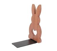Vaguelly Fichier de Livre de Lapin d'amour Bookshelf Book Shelf -Livres pour Enfants -Livres décoratif décoration de -Livres Support de Livre en Bois Fer forgé Chocolate