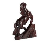 Vaguelly Figurine de Cheval Statue Sculptée Main Décoration Artistique pour Bureau Étagères Fenêtres et Armoires pour Amateurs de Chevaux