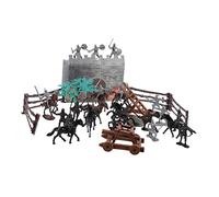 Vaguelly Figurines de Soldats Décoratives de Modèles de Guerre Résistants pour Jouets Éducatifs pour Développer Imagination