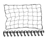 Vaguelly Filet de Cargo Élastique pour Voiture avec Crochets Organisateur de Rangement pour Toit et Coffre pour Sécuriser Vos Bagages Lors de Vos Voyages