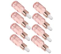 Vaguelly Flacon Compte-gouttes En Verre Rose Doré 10 Ml Lot De 8 Étanche Pour Huiles Essentielles Petits Flacons De Voyage Pratiques Pipette