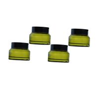 Vaguelly Flacon de Crème Vide 4Pcs Flacon de Voyage en Verre Récipient Rechargeable Anti-Fuite Trousse à Cosmétiques pour Crèmes et Lotions