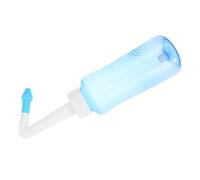Vaguelly Flacon De Lavage Nasal Manuel 300 Ml Portable Pour Adultes, Nettoyeur De Nez Vanne Réglable, Pot De Rinçage Des Sinus En Plastique Léger, Nettoyage Nasal Quotidien Et Soulagement Congestion