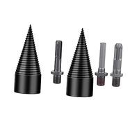 Vaguelly Foret Fendeur de Bûches avec Adaptateurs Foret de Fendage pour Perceuse Électrique pour de Durs et de Chauffage