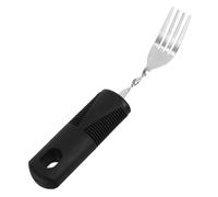 Vaguelly Fourchette Adaptative Acier Inoxydable avec Flexible Outil Alimentation pour Personnes Âgées Patients avec Tremblements de Main