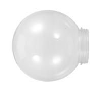 Vaguelly Globe Pour Ventilateur De Plafond En Acrylique Transparent Ø 30 CM Avec Ouverture 15 CM, Lampe Boule En Verre Pour Cour Extérieure Et Applique Murale