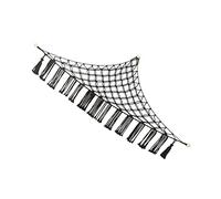 Vaguelly Hamac Pour Animaux En Peluche Mural D'angle En Corde De Coton Noire, Filet De Rangement Pratique Pour Jouets, Décoration Chambre Garçon Et Filles, Organisateur Suspendu Polyvalent