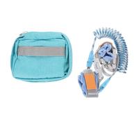 Vaguelly Harnais de Sécurité pour Garçon et Filles avec Laisse Réfléchissante en Coton et Câble en Acier, pour Promenade en Extérieur et Supermarché, 1 Set Anti-perte