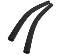 Vaguelly Housse de Barre de Poussette en Mousse Noire 2pcs, Manchon de Protection Facile à Installer, Confortable et Adapté pour Poussettes et Carrioles