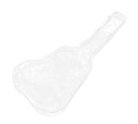 Vaguelly Housse De Guitare Électrique Transparente avec Clip Capuchon De Câble Bâche Clé Housse De Guitare Transparente Enrouleur Ceinture De Transport Kit De Housse De Guitare
