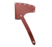 Vaguelly Housse de Hache Protège les Blessures Accidentelles en Simili Cuir Protection Renforcée Marron en Nylon, Porte-hache Pratique pour Randonnée et Usage Extérieur