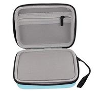 Vaguelly Housse De Rangement Portable pour Médiators De Guitare Acoustique Et Électrique, Pochette Compacte en Eva Bleu, Résistante à L’Usure, pour Voyage Et Usage en Extérieur