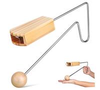 Vaguelly Instrument De Choc Vibratoire Instruments Percussion Gifler Portable Flexatone Vibration Adulte Bois