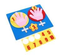 Vaguelly Jeu Éducatif Mathématiques Tissu Non Tissé pour Garçon Fille Tableau Addition et Soustraction Réutilisable Pédagogique Sûr et Facile à Manipuler pour Apprentissage Arithmétique