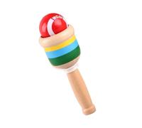 Vaguelly Jouet De Coordination Œil-Main en Bois Éducatif Kendama Jouet à Lancer Et Attraper pour Garçon Et Filles, Taille Compacte, Bois Naturel, Jeu Amusant pour Développer Concentration Et Habileté