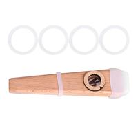 Vaguelly Kazoo en Bois Portable 1 Set Instrument de Musique Facile à Apprendre pour Ukulélé et Clavier, Accompagnement Guitare, pour Jeunes et Personnes Âgées
