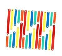 Vaguelly Kit d'apprentissage des Mathématiques pour Garçons Filles Bandes Géométriques Construction en Plastique Sûre