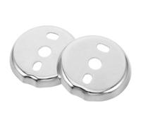 Vaguelly Kit de 2 Rondelles de Fixation en Acier Inoxydable Argenté pour Porte-serviettes de Salle de Bain, Compatible Polyvalent, Design Minimaliste et Moderne