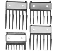 Vaguelly Kit de 4 Protège-Tondeuses à Cheveux en Acier Inoxydable Accessoires de Coiffure Pratiques Guides de Coupe Multi-Usages pour Coiffeurs et Usage Personnel