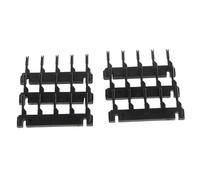 Vaguelly Kit de 40 Pièces pour Extensions de Cheveux 6d Seconde Génération en Plastique Clips sans Trace Fixation Stable et Utilisation sur Perruques