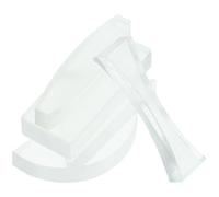 Vaguelly Kit de 5 Lentilles en Verre Transparent Boîte de Rangement Incluse Lentille Rectangulaire et Semi-circulaire, Outils pour Démonstration de Physique pour Expériences Optiques