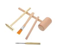 Vaguelly Kit De Fouilles Archéologiques pour Enfants, 2 Ensembles, Comprenant Un Marteau, Une Brosse, Un Ciseau, Un Outil D'extraction, Un Jouet Éducatif Stem pour Le Jeu De Simulation
