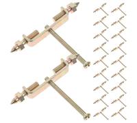 Vaguelly Kit de Réparation de Boîte de Jonction Type 86 avec Tige de Support Universelle en PVC, 20 Sets, Outils de Réparation de Prise pour Bricolage et Usage Professionnel