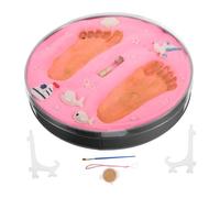 Vaguelly Kit De Souvenirs Pour Impression De Main Pied Pour Nouveaux- Ornements De De Fête Pour Parents Attendants Et Nouveaux Parents