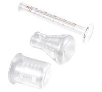 Vaguelly Kit de Verrerie de Laboratoire 10ml en Verre Bécher 3pcs Fiole Conique et Cylindre Gradué et 50ml et Mesures Précises Cuisine