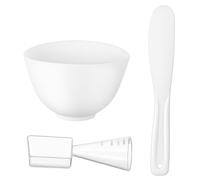 Vaguelly Kit Masque Visage Avec Bol Mélangeur Silicone Brosse Applicatrice Spatule Pour Diy Pour Soins De Peau Et Cosmétiques Naturels