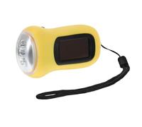 Vaguelly Lampe de Secours Rechargeable à Manivelle Solaire LED Portable en Abs, Lampe de Poche pour Urgences Quotidiennes et Chasse
