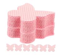 Vaguelly Lingettes Dissolvantes Ongles Non Pelucheuses 200 Pièces Format Cœur Rose Dissolvant Vernis Semi-permanent Voyage Nettoyage Ongles