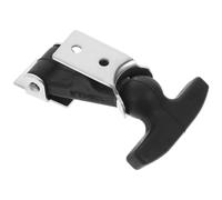 Vaguelly Loquet Caoutchouc à Poignée T Flexible en Acier Inoxydable Absorption de Chocs Élastique pour Paquet et Boîtes, pour Capot Moteur ou Boîte à Outils