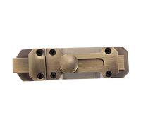 Vaguelly Loquet de Sécurité de Zinc pour Porte Intérieure et Extérieure Targette Coulissante Robuste Protection et Renforcées Installation Facile pour Maison et Salle de Bain