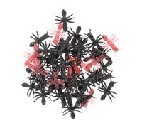 Vaguelly Lot De 1 000 Fourmis Artificielles en Plastique pour Décoration d'halloween pour Bureau Jardin Fourmis Décoratives