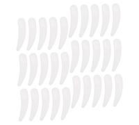 Vaguelly Lot De 100 Cuillères à Crème Visage, Applicateurs De Crème Yeux, Cuillères Cosmétiques En Céramique Blanche, Petit Format, Outil Pour Application Précise, Adapté Aux Soins Peau Voyage