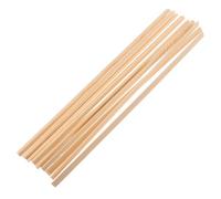 Vaguelly Lot de 12 Baguettes Décoratives en Bois Naturel, Moulures de Fenêtre en Bois 6 Mm X 30 Cm, Garniture pour Moustiquaire et Encadrement, pour Bricolage, Décoration Intérieure