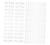Vaguelly Lot De 12 Cartes De Couleurs Pour Nail Art Échantillons De Faux Ongles Motifs De Nail Art Pointes Ovales Moyennes Présentoir Pour Faux Ongles Planche De Couleurs Pour
