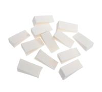 Vaguelly Lot De 12 Éponges à Ongles Dégradées Blanches 50x25 Mm Pour Manucure Et Pédicure Triangulaires