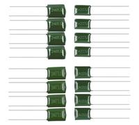 Vaguelly Lot de 16 Condensateurs pour Potentiomètres Guitare Électrique et Boutons de Tonalité Basse, Valeurs 0.047Μf, 0.022Μf, 0.033Μf, 0.068Μf, Condensateurs en Cuivre pour Réparation et