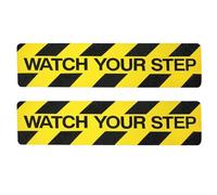 Vaguelly Lot de 2 Autocollants Antidérapants en Pvc pour Sol Glissant Panneaux D'avertissement, Résistance à L'usure, pour Zones Publiques Plusieurs styles