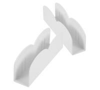Vaguelly Lot de 2 Clips Stabilisateurs en ABS Blanc pour Parc à Jeux Bébé Fixations Antidérapantes pour Barrière de Sécurité Support Solide pour Aire de Jeux Infantile