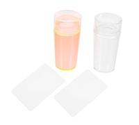 Vaguelly Lot De 2 En Silicone Pour Nail Art Pochoirs Pour Nail Art Accessoires Pour Ongles En Gel Kit Pour Ongles En Gel Pour Ongles French Tip Paillettes Double