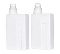 Vaguelly Lot de 2 Flacons de Lotion Vides 1000 Ml Étanches Réutilisables pour Lessive Ménage Voyage Usage Domestique sans Bouchon