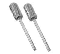 Vaguelly Lot De 2 Forets À Ongles Cylindriques En Carbure De Tungstène Pour Enlever Le Vernis Gel Et Nettoyer Les Cuticules, Pour Usage Domestique Et En Salon