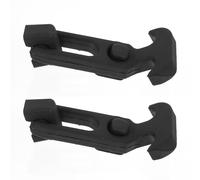 Vaguelly Lot de 2 Loquets à Poignée en T en Caoutchouc Élastomère Boucles Flexibles de Rechange pour Boîte à Outils et Glacière Résistants aux UV et Intempéries Pièces Détachées Solide